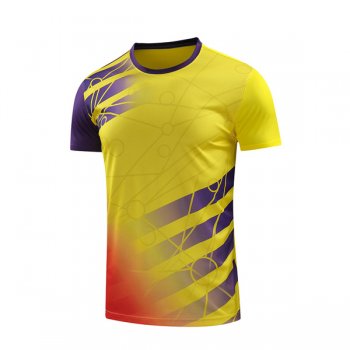 Free Print Badminton Shirt Quick Cool Badminto Jersey